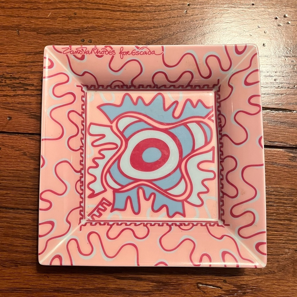 Zandra Rhodes for Escada Tray